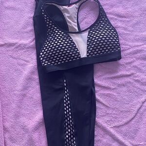 La Senza Workout Pants and Matching Sports Bra
